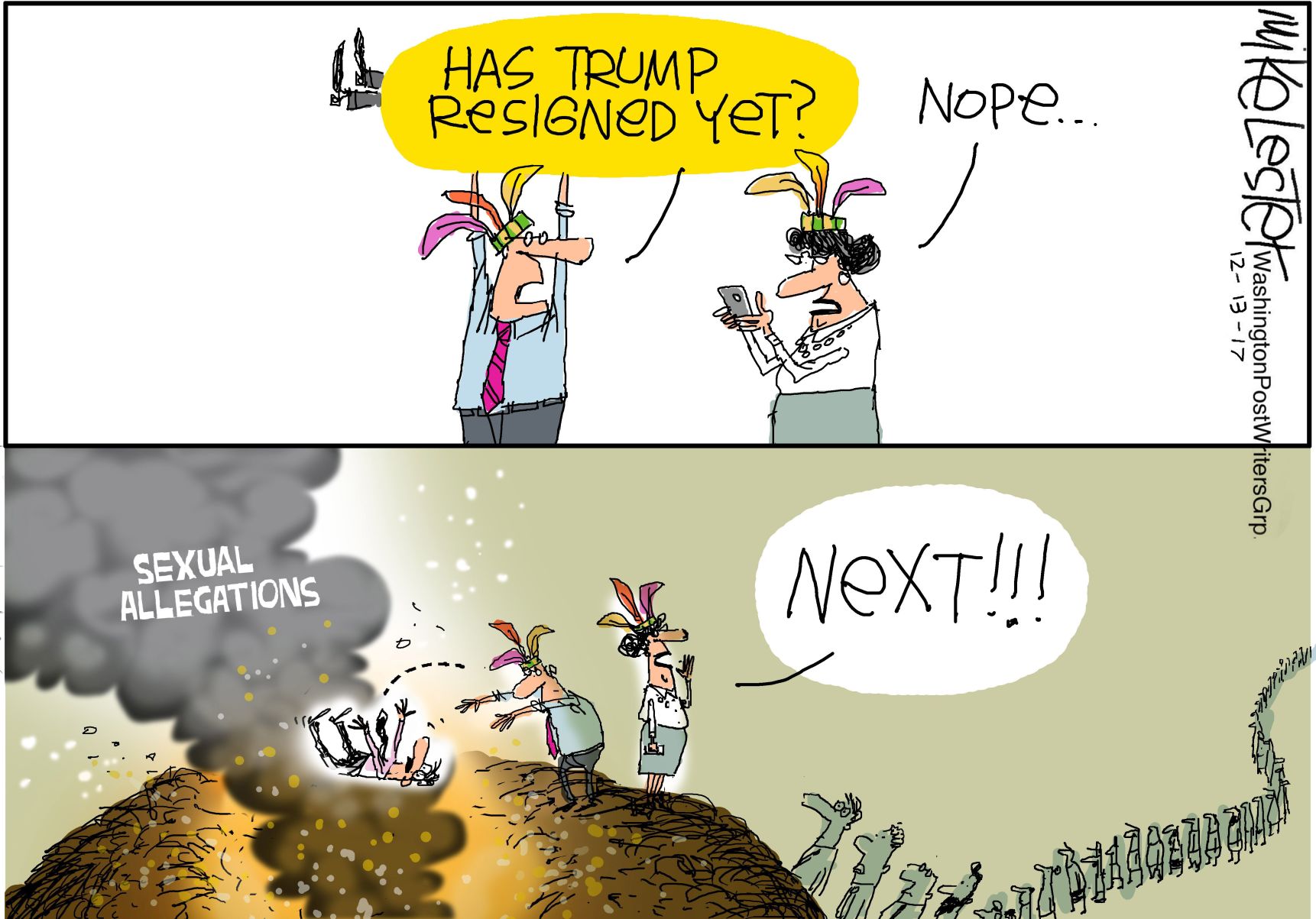 Mike Lester cartoon